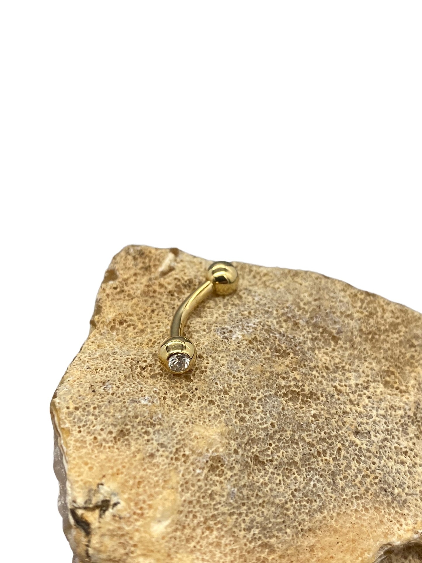 Navelpiercing Kyra - 14k geelgoud