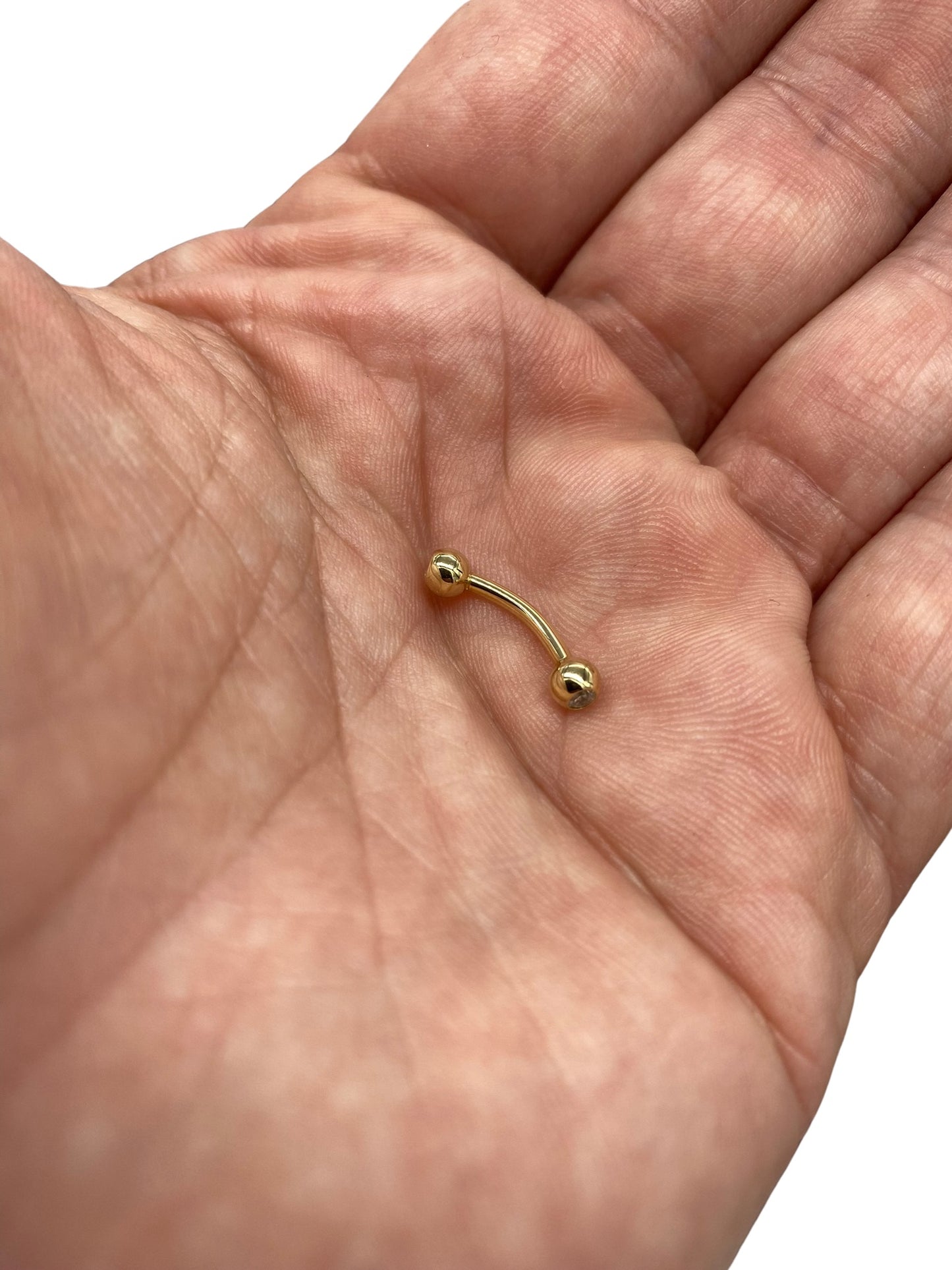 Navelpiercing Kyra - 14k geelgoud