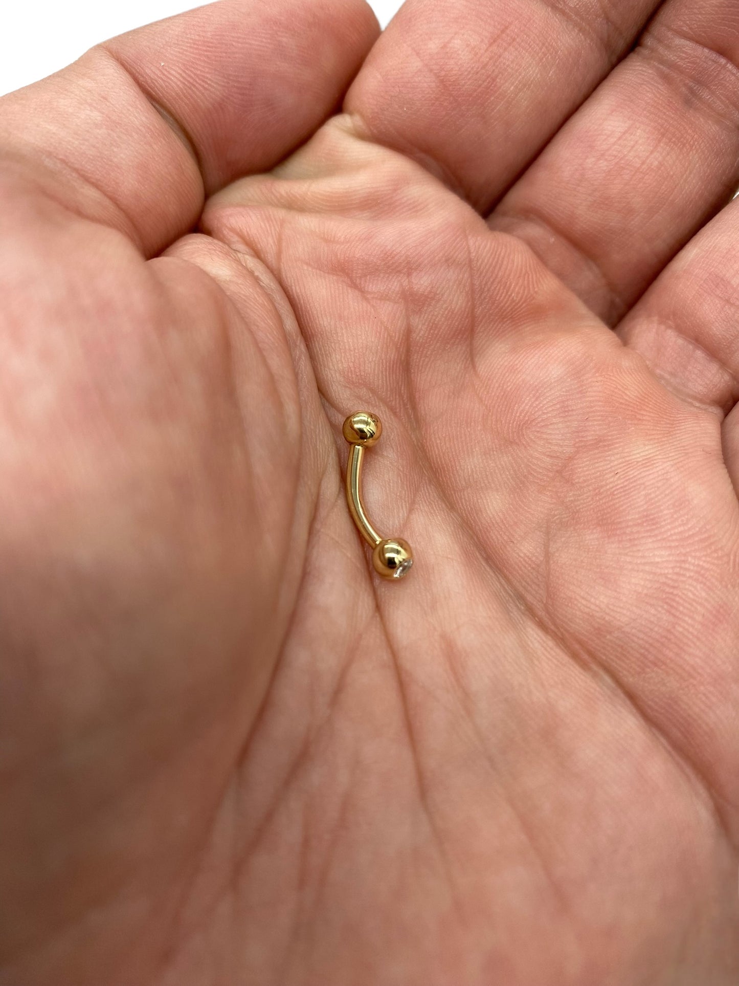 Navelpiercing Kyra - 14k geelgoud