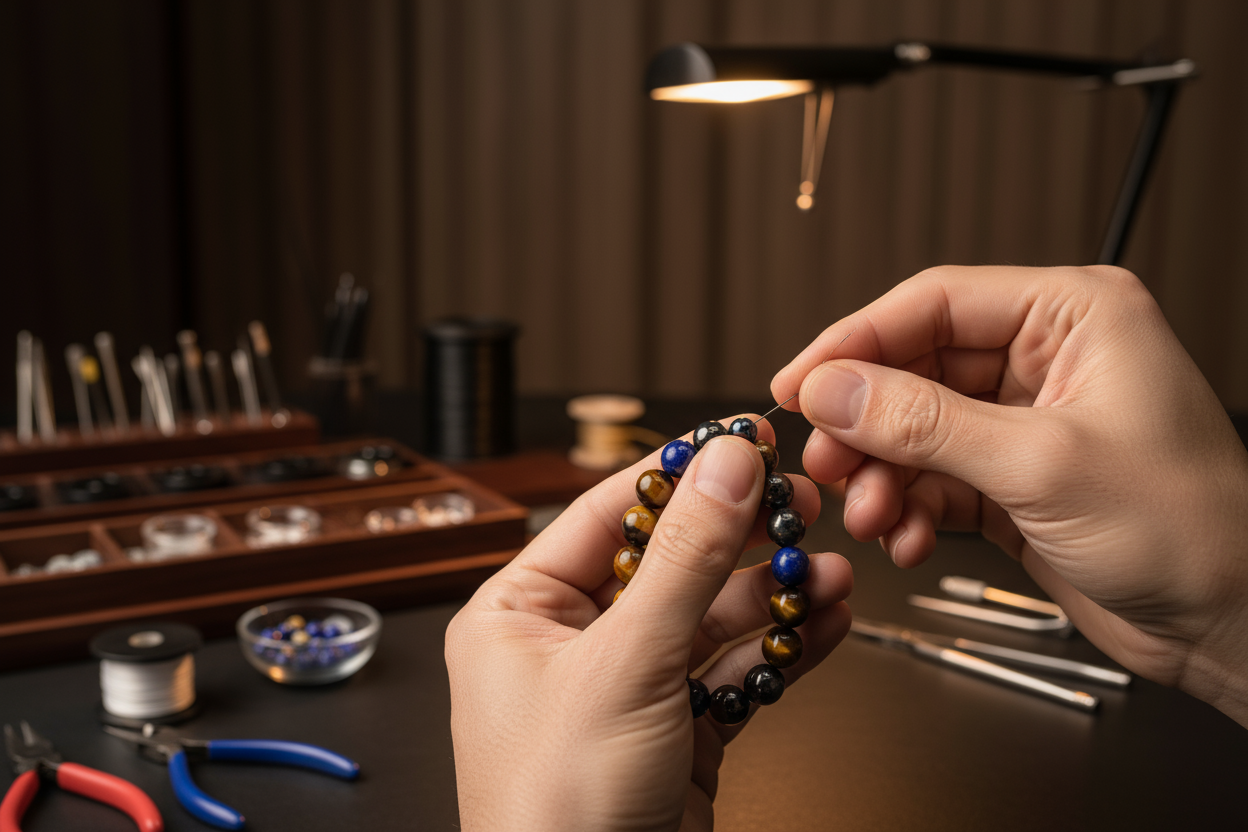 Handmade Gemstone Bracelets for men from BLESSH